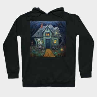 Creepy Cute Haunted House with Ghost Hoodie